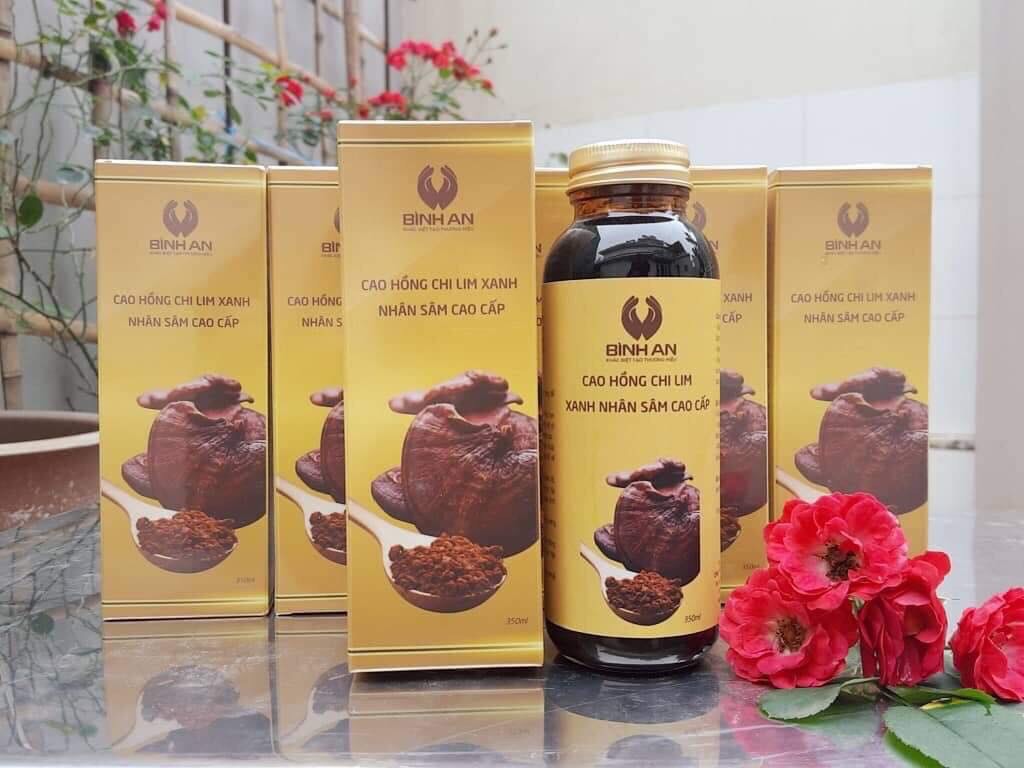 Cao hồng linh chi - xanh nhan sâm cao cấp